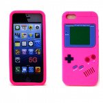 Wholesale iPhone 5 5S 3D Game Case (Hot Pink)